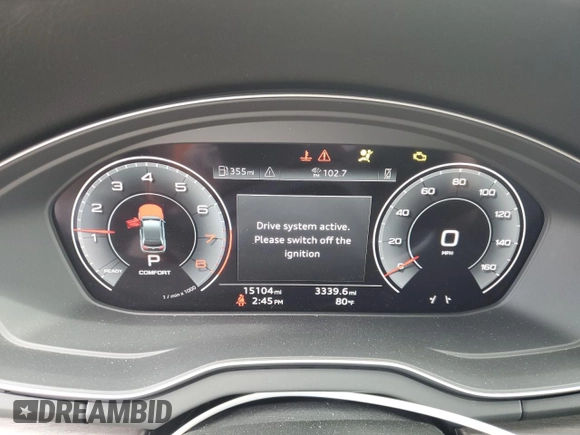 2024 Audi Q5 S line Premium Plus z VIN WA1EABFY9R2028418, wystawiony jako Copart lot #56371775 z przebiegiem 15 104 mil mil oraz Szkoda całkowita • Salvage title. Historia ofert i sprzedaży dostępna na DreamBid. Obrazek 9.