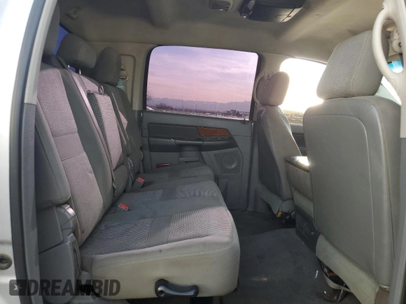 2006 Dodge 1500 SLT with VIN 3D7KS19D66G239321, listed as a Copart auction lot 49711465 with Not Provided miles and Salvage Title. Bid and sale history available at carsss.com. Image 10.