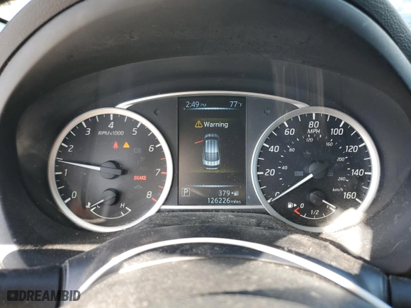 2016 Nissan Sentra SL with VIN 3N1AB7AP5GY216223, listed as a Copart auction lot 48988505 with 126,226 mi miles and Salvage Title. Bid and sale history available at carsss.com. Image 9.