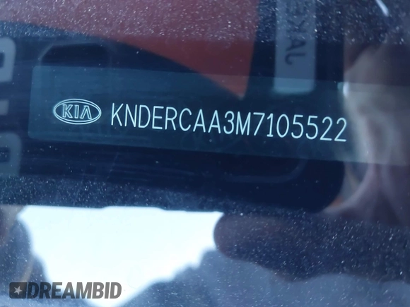 2021 Kia Seltos EX z VIN KNDERCAA3M7105522, wystawiony jako IAAI lot #41416520 z przebiegiem 93 412 mil mil oraz . Historia ofert i sprzedaży dostępna na DreamBid. Obrazek 9.