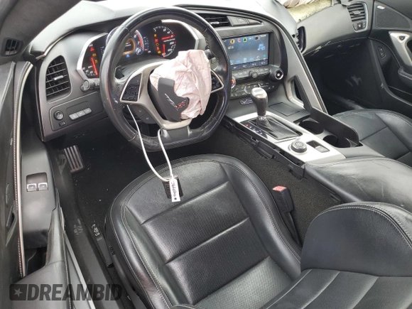 2017 Chevrolet Corvette 3LT with VIN 1G1YF2D74H5114188, listed as a Copart auction lot 41438495 with 44,569 mi miles and Clean Title. Bid and sale history available at carsss.com. Image 8.