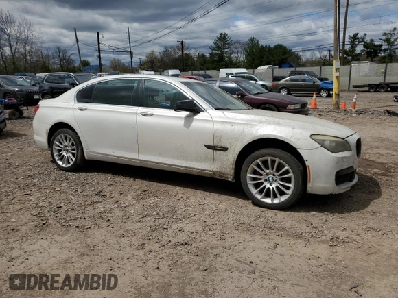 2010 BMW 7 Series 750Li xDrive with VIN WBAKC8C53AC431161, listed as a Copart auction lot 52599225 with 91,249 mi miles and Clean Title. Bid and sale history available at DreamBid. Image 4.