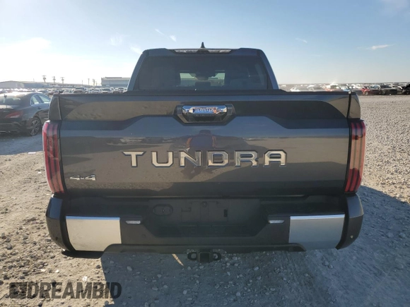 2023 Toyota Tundra Capstone Hybrid with VIN 5TFVC5DB1PX035587, listed as a Copart auction lot 87894665 with 3,056 mi miles and Salvage title. Bid and sale history available at DreamBid. Image 6.