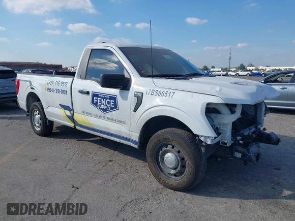 2023 Ford F-150 XL with VIN 1FTMF1CP7PKG21586, listed as a IAAI auction lot 41473326 with 19,008 mi miles and . Bid and sale history available at carsss.com. Image 1.