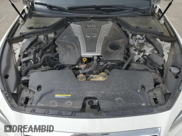 2017 Infiniti Q50 Signature Edition with VIN JN1EV7APXHM736348, listed as a Copart auction lot 51352315 with 159,434 mi miles and Salvage Title. Bid and sale history available at DreamBid. Image 11.
