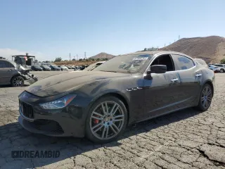 2016 Maserati Ghibli S Q4 with VIN ZAM57RTA7G1176988, listed as a Copart auction lot 51571535 with 123,383 mi miles and Clean Title. Bid and sale history available at carsss.com. Image 1.