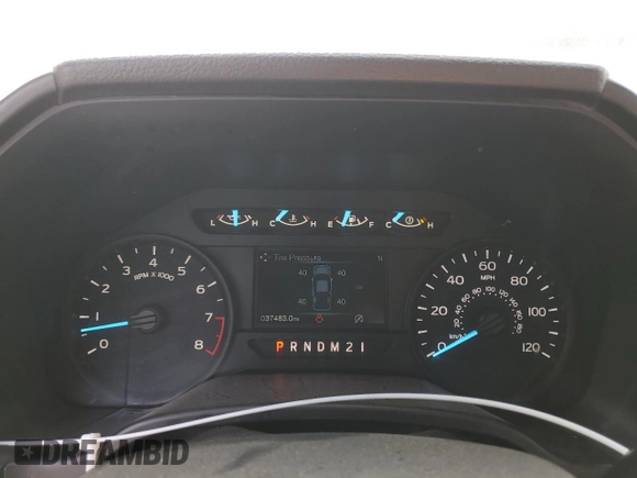 2019 Ford F-150 XL with VIN 1FTMF1CB8KKC86738, listed as a Copart auction lot 43762495 with 37,483 mi miles and Clean title. Bid and sale history available at DreamBid. Image 9.