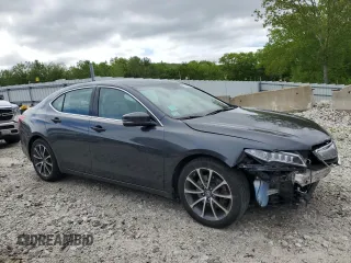 2015 Acura TLX Technology with VIN 19UUB2F54FA020105, listed as a Copart auction lot 57298795 with 104,064 mi miles and Clean title. Bid and sale history available at DreamBid. Image 4.