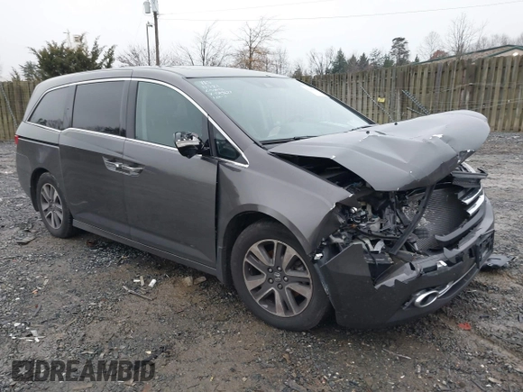2015 Honda Odyssey Touring Elite with VIN 5FNRL5H92FB089627, listed as a IAAI auction lot 41115013 with Not Provided miles and . Bid and sale history available at DreamBid. Image 1.