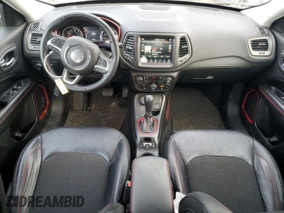 2018 Jeep Compass Trailhawk with VIN 3C4NJDDB5JT112495, listed as a Copart auction lot 44628635 with 62,882 mi miles and Salvage Title. Bid and sale history available at carsss.com. Image 8.