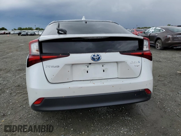 2022 Toyota Prius L Eco with VIN JTDKAMFU0N3181243, listed as a Copart auction lot 51579355 with 26,823 mi miles and Salvage Title. Bid and sale history available at DreamBid. Image 6.