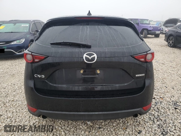 2020 Mazda CX-5 Grand Touring with VIN JM3KFADM9L1783156, listed as a Copart auction lot 42827565 with Not Provided miles and Salvage Title. Bid and sale history available at DreamBid. Image 6.