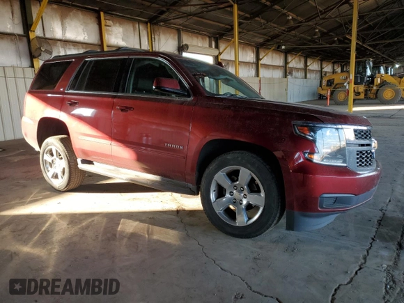 2016 Chevrolet Tahoe LT with VIN 1GNSKBKC6GR443997, listed as a Copart auction lot 43527345 with Not Provided miles and Salvage Title. Bid and sale history available at DreamBid. Image 4.