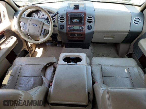 2008 Ford F-150 XLT with VIN 1FTPW14508FB68822, listed as a Copart auction lot 61831345 with 208,259 mi miles and Salvage title. Bid and sale history available at DreamBid. Image 8.
