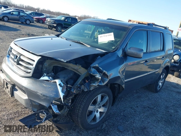 2012 Honda Pilot Touring with VIN 5FNYF3H9XCB042090, listed as a IAAI auction lot 41751359 with 140,424 mi miles and . Bid and sale history available at carsss.com. Image 2.