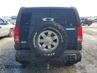 2007 Hummer H3 SUV with VIN 5GTDN13E178165852, listed as a Copart auction lot 72340514 with 241,269 mi miles and Salvage Title. Bid and sale history available at carsss.com. Image 6.