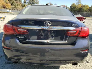2018 Infiniti Q70 Luxe with VIN JN1BY1PR6JM370328, listed as a Copart auction lot 77170614 with 118,732 mi miles and Salvage title. Bid and sale history available at DreamBid. Image 6.