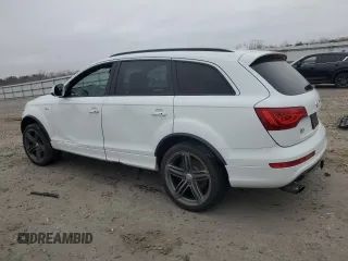 2014 Audi Q7 S line Prestige with VIN WA1DGAFE5ED004318, listed as a Copart auction lot 48866785 with 105,689 mi miles and Salvage title. Bid and sale history available at DreamBid. Image 2.