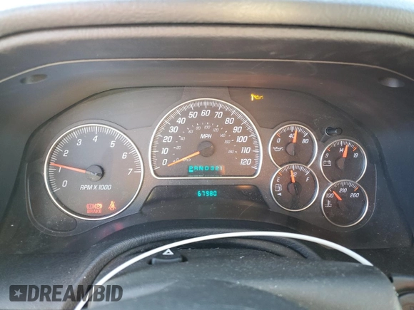 2005 GMC Envoy SLE with VIN 1GKDT13S352345101, listed as a Copart auction lot 47521625 with 67,980 mi miles and Salvage Title. Bid and sale history available at carsss.com. Image 9.