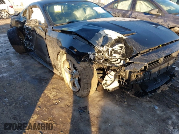 2019 Ford Mustang EcoBoost z VIN 1FA6P8TH7K5133596, wystawiony jako IAAI lot #41423178 z przebiegiem 123 372 mil mil oraz . Historia ofert i sprzedaży dostępna na DreamBid. Obrazek 6.