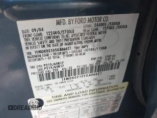 2005 Ford Freestyle SEL with VIN 1FMDK02105GA06621, listed as a IAAI auction lot 42680636 with 230,884 mi miles and . Bid and sale history available at DreamBid. Image 9.