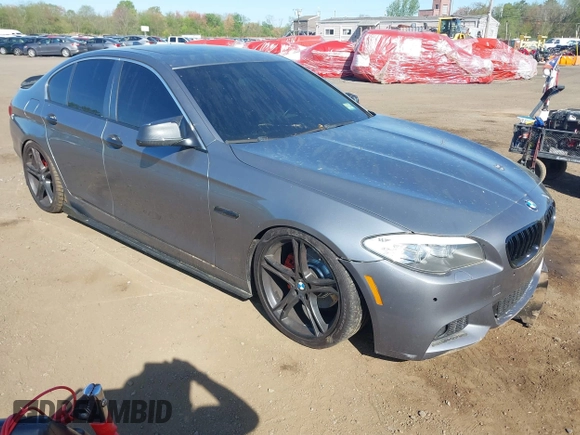 2011 BMW 5 Series 528i with VIN WBAFR1C51BC740751, listed as a IAAI auction lot 42143205 with 187,607 mi miles and . Bid and sale history available at carsss.com. Image 1.
