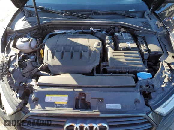 2020 Audi A3 Premium with VIN WAUAUGFF9LA105693, listed as a Copart auction lot 83418994 with 34,964 mi miles and Salvage Title. Bid and sale history available at DreamBid. Image 11.