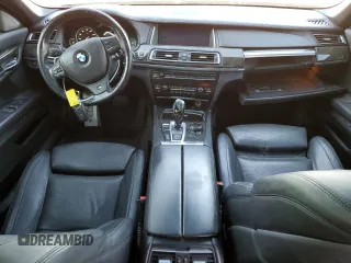 2015 BMW 7 Series 750Li with VIN WBAYE8C55FD781557, listed as a Copart auction lot 83984014 with 138,772 mi miles and Salvage Title. Bid and sale history available at carsss.com. Image 8.