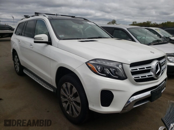 2018 Mercedes-Benz GLS 450 with VIN 4JGDF6EE9JB023186, listed as a Copart auction lot 53471364 with Not Provided miles and Salvage Title. Bid and sale history available at DreamBid. Image 4.