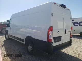 2023 Ram ProMaster Cargo with VIN 3C6MRVJG0PE501012, listed as a Copart auction lot 46146265 with 18,666 mi miles and Salvage Title. Bid and sale history available at DreamBid. Image 2.