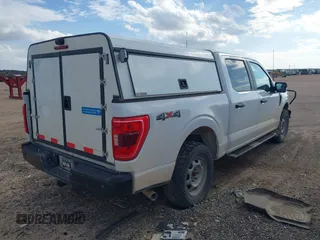 2023 Ford F-150 XL with VIN 1FTFW1E54PKD38809, listed as a IAAI auction lot 41656998 with 29,343 mi miles. Bid and sale history available at carsss.com. Image 4.