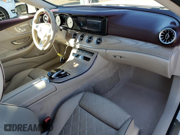 2018 Mercedes-Benz E-Class E 400 with VIN WDD1K6FB5JF052657, listed as a Copart auction lot 46837775 with 36,599 mi miles and Salvage Title. Bid and sale history available at carsss.com. Image 8.