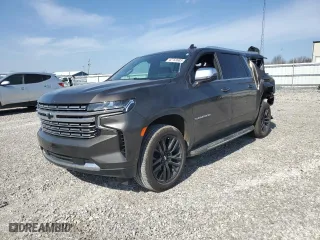 2021 Chevrolet Suburban Premier with VIN 1GNSKFKD5MR155061, listed as a Copart auction lot 42753603 with 58,689 mi miles. Bid and sale history available at carsss.com. Image 1.