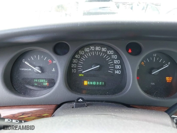 2004 Buick LeSabre Custom with VIN 1G4HP52K344105829, listed as a IAAI auction lot 41907027 with 141,389 mi miles. Bid and sale history available at carsss.com. Image 7.