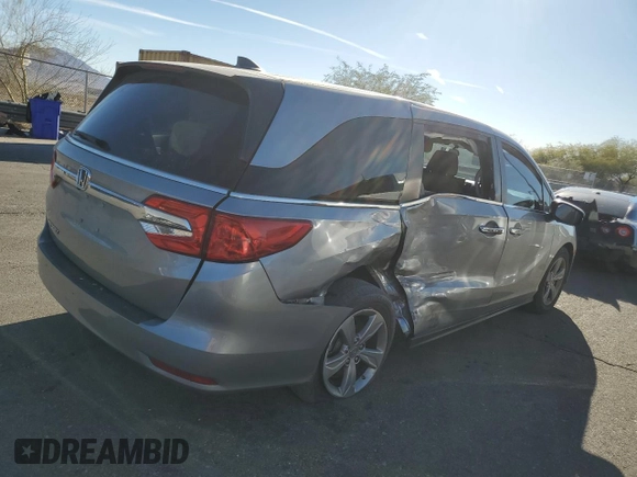2019 Honda Odyssey EX с VIN 5FNRL6H55KB131818, выставлен на аукционе Copart как лот 80387514 с пробегом 61 264 миль миль и Списание • Salvage title. История ставок и продаж доступна на DreamBid. Изображение 3.