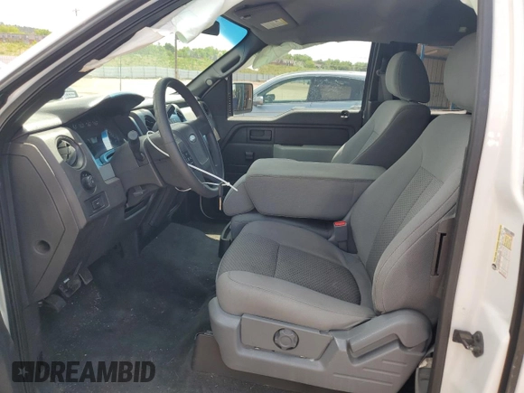 2012 Ford F-150 XL with VIN 1FTFX1EF6CFB16264, listed as a Copart auction lot 58839275 with 121,226 mi miles and Salvage title. Bid and sale history available at DreamBid. Image 7.