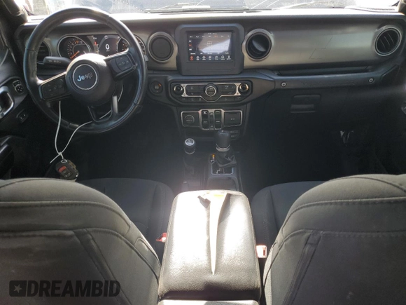 2020 Jeep Wrangler Unlimited Willys with VIN 1C4HJXDG5LW246978, listed as a Copart auction lot 52930515 with 117,020 mi miles and Salvage title. Bid and sale history available at DreamBid. Image 8.