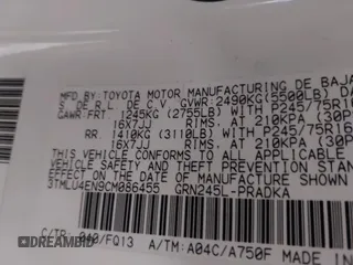 2012 Toyota Tacoma с VIN 3TMLU4EN9CM086455, выставлен на аукционе IAAI как лот 41398671 с пробегом 241 138 миль миль и . История ставок и продаж доступна на DreamBid. Изображение 9.