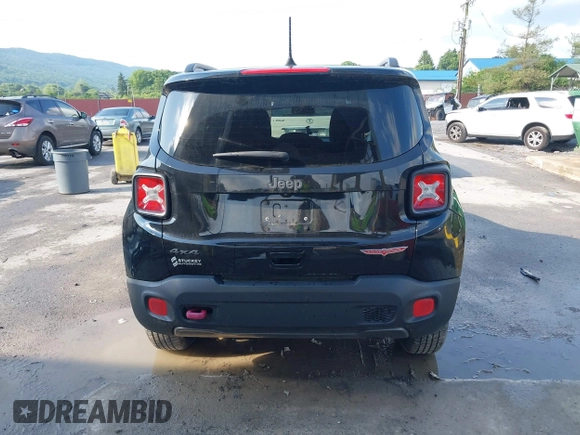 2018 Jeep Renegade Trailhawk with VIN ZACCJBCB4JPH13742, listed as a IAAI auction lot 42452388 with 60,897 mi miles and . Bid and sale history available at DreamBid. Image 17.