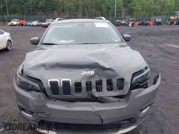 2020 Jeep Cherokee Limited with VIN 1C4PJMDX7LD505976, listed as a IAAI auction lot 42515544 with 68,531 mi miles and . Bid and sale history available at DreamBid. Image 12.