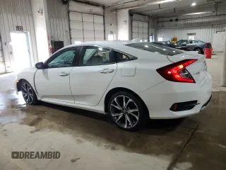 2020 Honda Civic Sedan Touring with VIN 19XFC1F96LE203872, listed as a Copart auction lot 46944375 with 72,000 mi miles and Salvage Title. Bid and sale history available at carsss.com. Image 2.