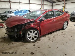 2012 Hyundai Elantra Limited with VIN KMHDH4AE2CU278614, listed as a Copart auction lot 44909285 with 83,538 mi miles and Salvage Title. Bid and sale history available at carsss.com. Image 1.
