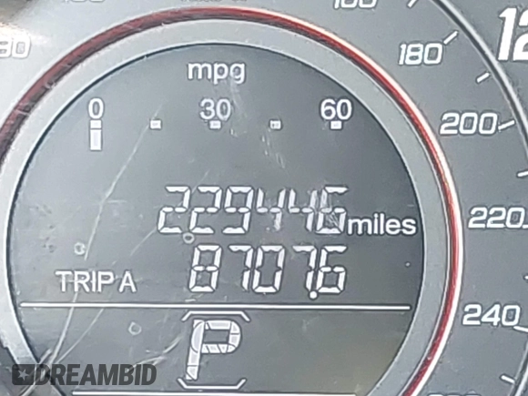 2013 Honda Accord Sport with VIN 1HGCR2F58DA223793, listed as a IAAI auction lot 42048139 with 229,446 mi miles and . Bid and sale history available at DreamBid. Image 15.