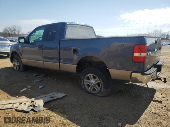 2005 Ford F-150 XLT with VIN 1FTPX14565NB32759, listed as a Copart auction lot 50522155 with 128,795 mi miles and Clean Title. Bid and sale history available at carsss.com. Image 2.