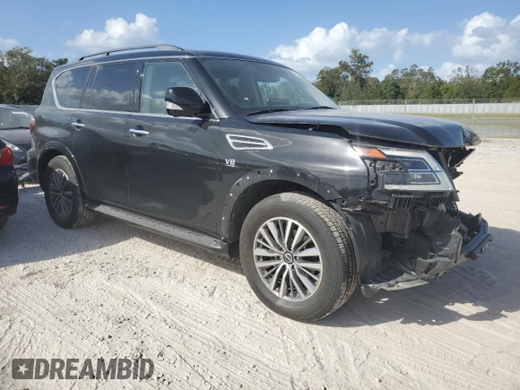 2021 Nissan Armada SL with VIN JN8AY2BAXM9374085, listed as a Copart auction lot 78515504 with 75,789 mi miles and Non Repairable. Bid and sale history available at carsss.com. Image 4.