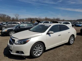 2013 Chevrolet Malibu LTZ with VIN 1G11H5SA1DF260368, listed as a Copart auction lot 50585225 with 125,255 mi miles and Salvage Title. Bid and sale history available at DreamBid. Image 1.