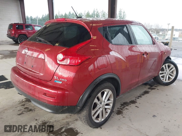 2013 Nissan Juke NISMO with VIN JN8AF5MV1DT227017, listed as a IAAI auction lot 41750703 with 134,022 mi miles. Bid and sale history available at carsss.com. Image 4.