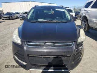 2014 Ford Escape Titanium with VIN 1FMCU9J9XEUC86597, listed as a Copart auction lot 45321355 with 142,278 mi miles and Salvage Title. Bid and sale history available at carsss.com. Image 5.