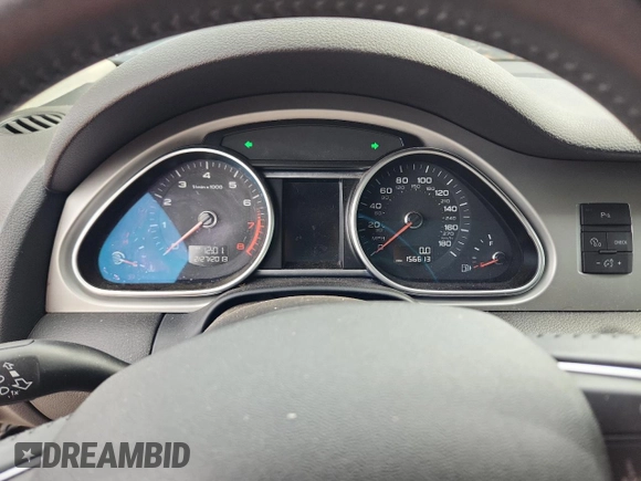 2015 Audi Q7 Premium Plus with VIN WA1LGAFE4FD026419, listed as a Copart auction lot 62764485 with 156,613 mi miles and Clean title. Bid and sale history available at DreamBid. Image 9.