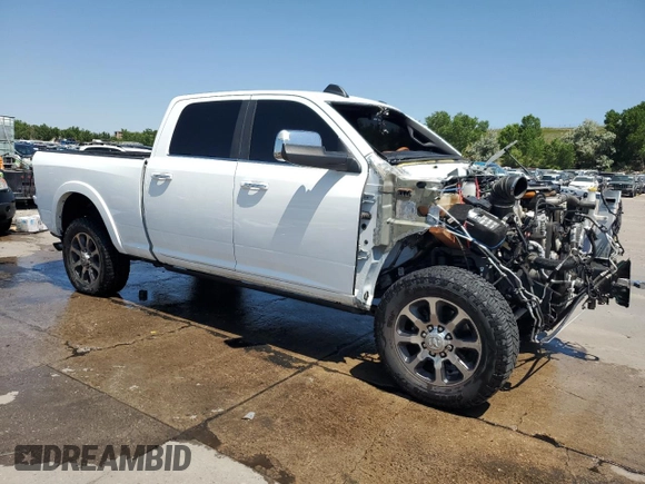 2022 Ram 2500 Longhorn with VIN 3C6UR5GL0NG124686, listed as a Copart auction lot 61404735 with 46,840 mi miles and Salvage title. Bid and sale history available at DreamBid. Image 4.